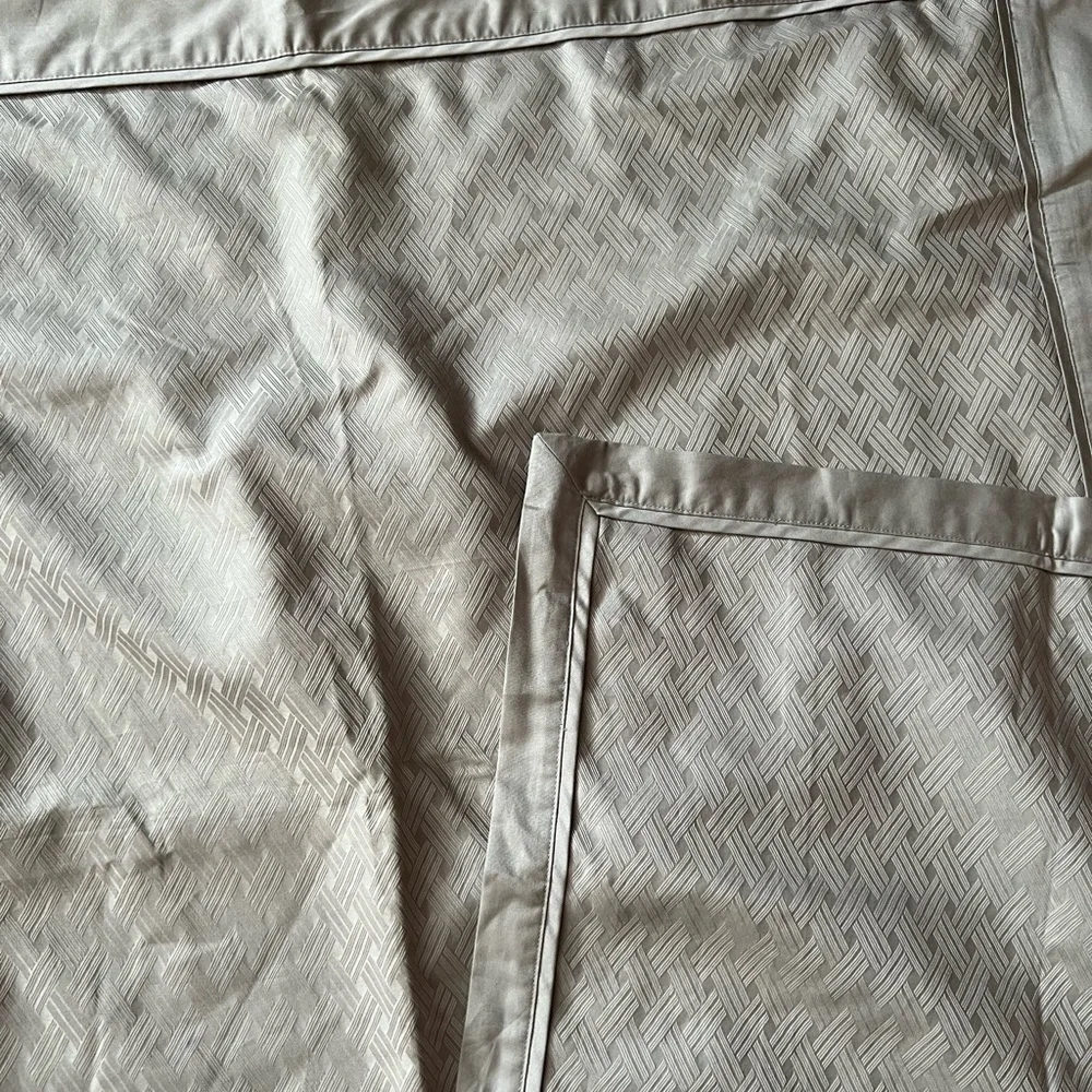 New Ralph Lauren home collection set Lux Bedford Jacquard Shams . Gray